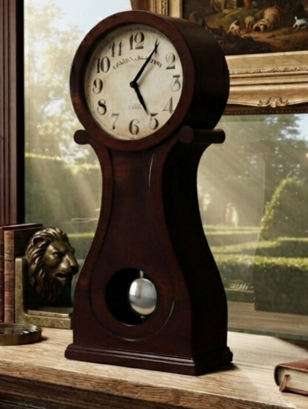 NEW Cafe Des Marguerites 23" Large Pendulum Wall Clock French Country Home Decor